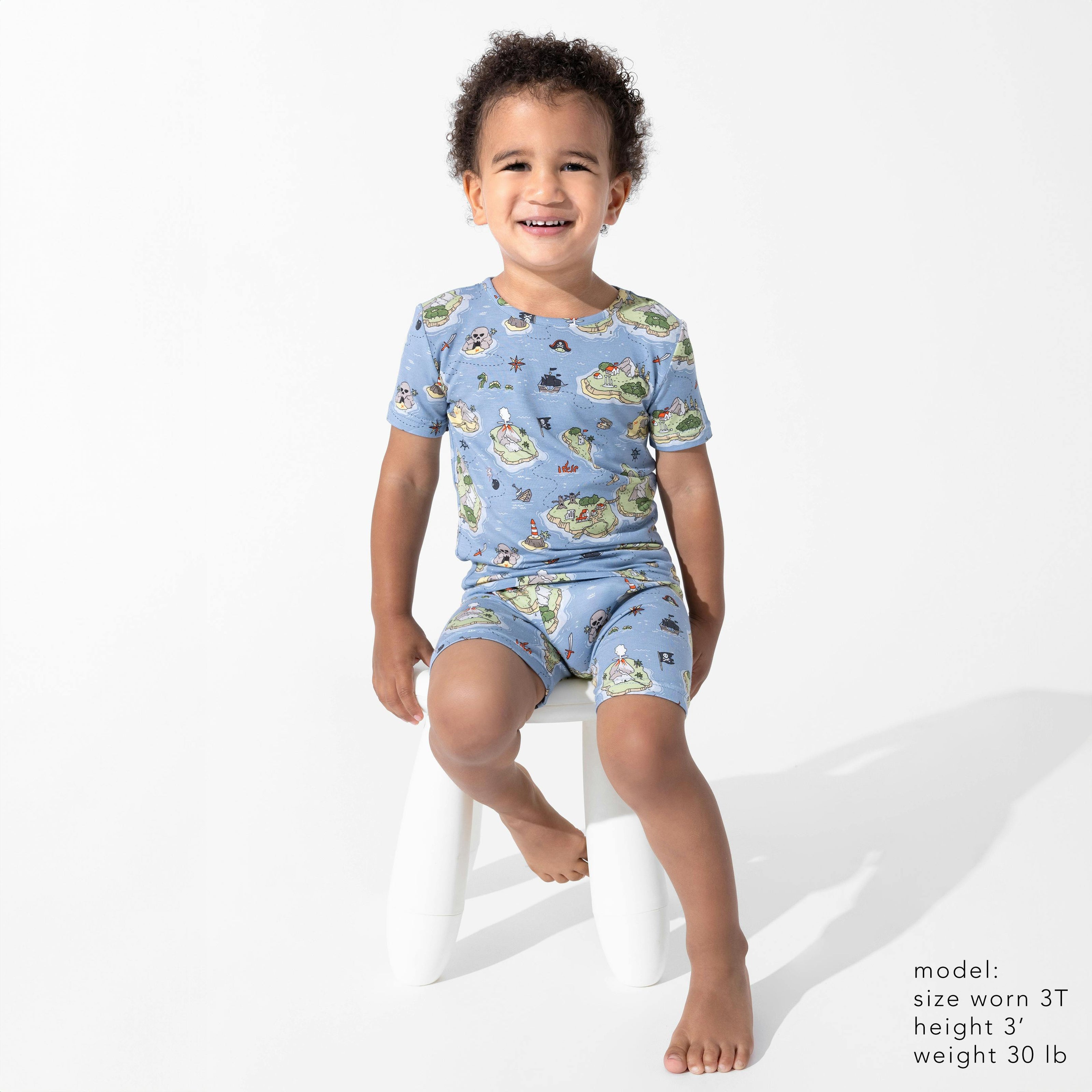 Pirate Cove Kids Pajama Short Set