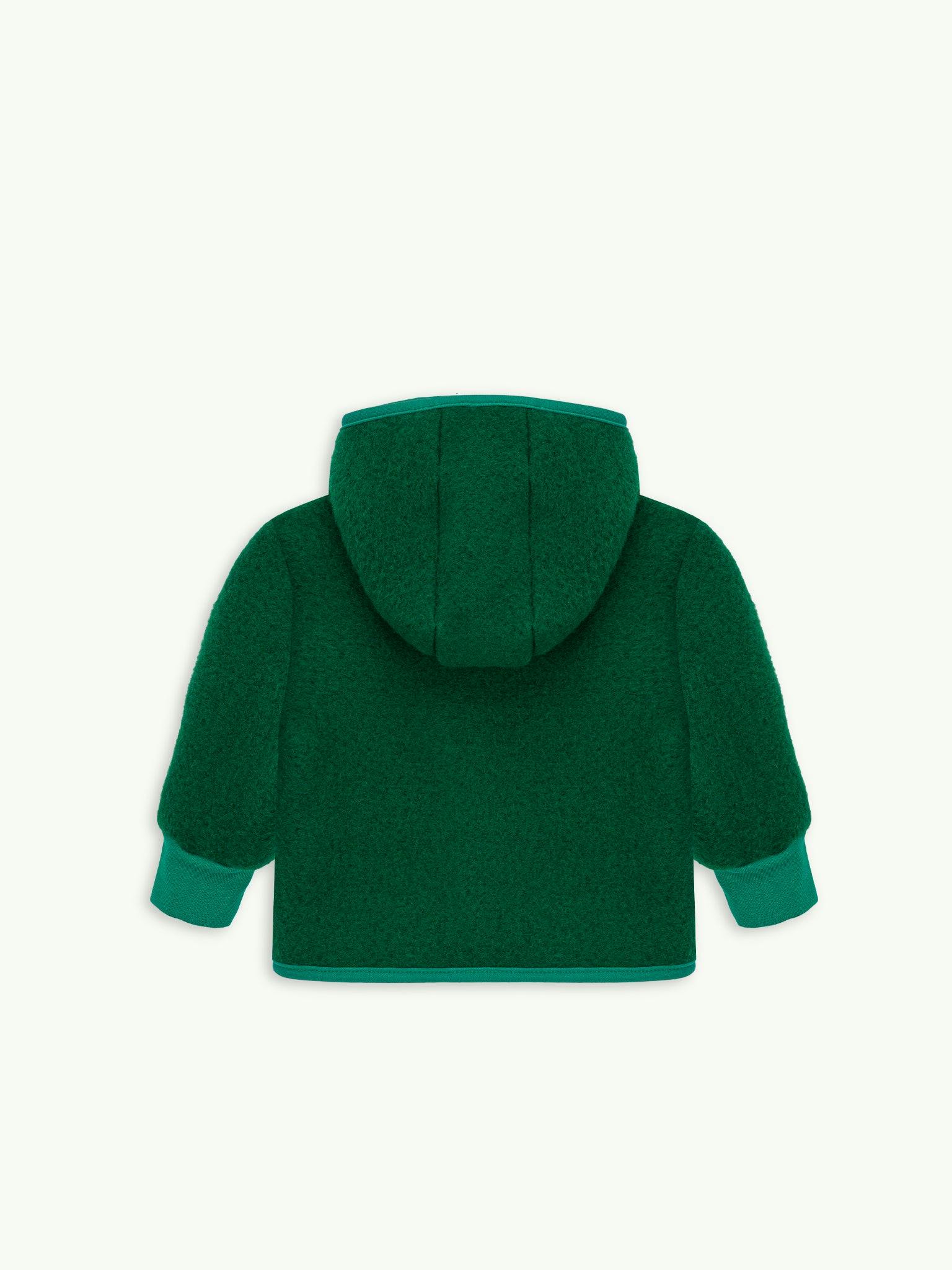 children's wool jacket - forest green