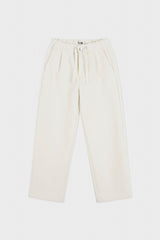 Organic Cotton Recycled Polyester Pleated Pant