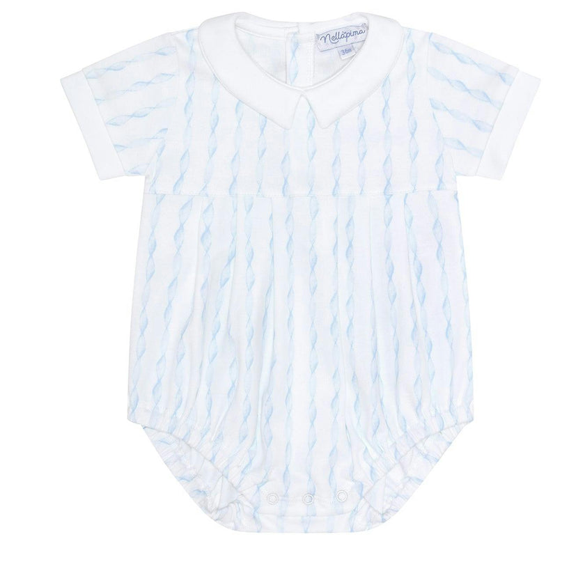 Blue Twirls Bubble