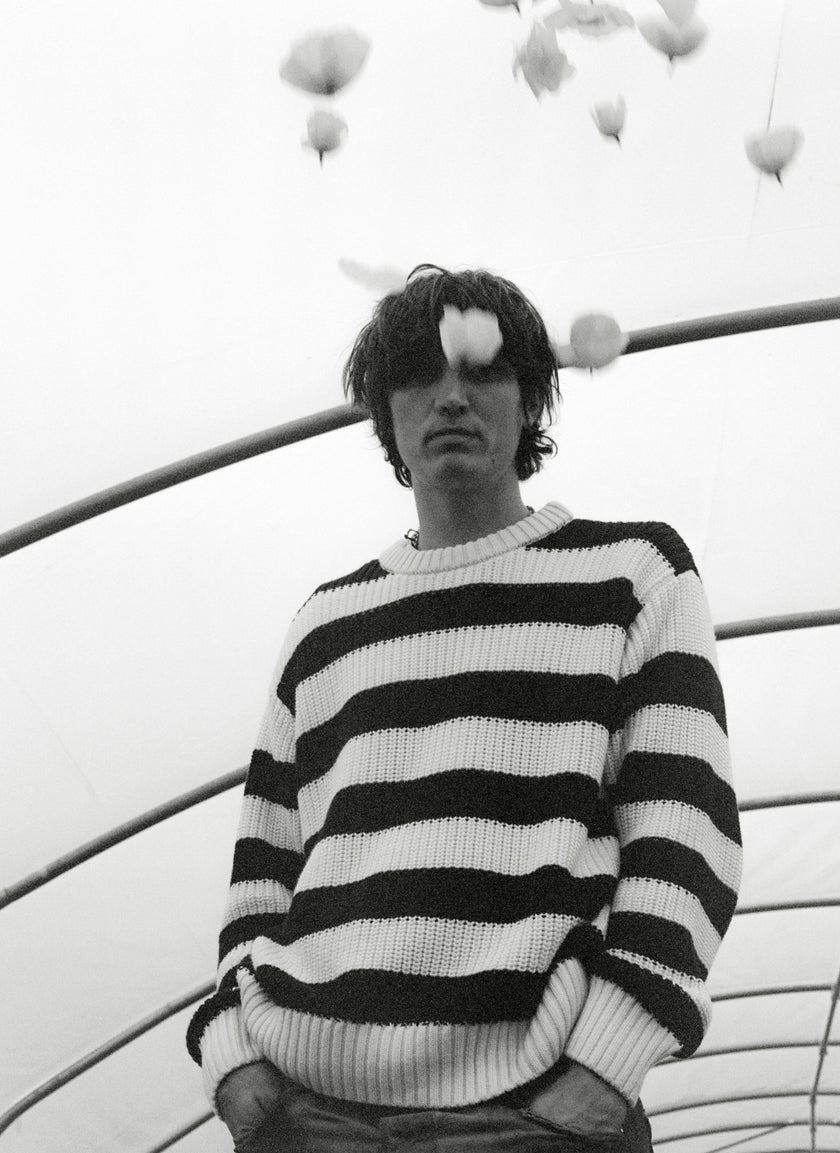 Musa Men Jumper Summer Midnight Knit Stripes