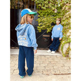 Kids Be Kind Hoodie-Washed blue-Unisex
