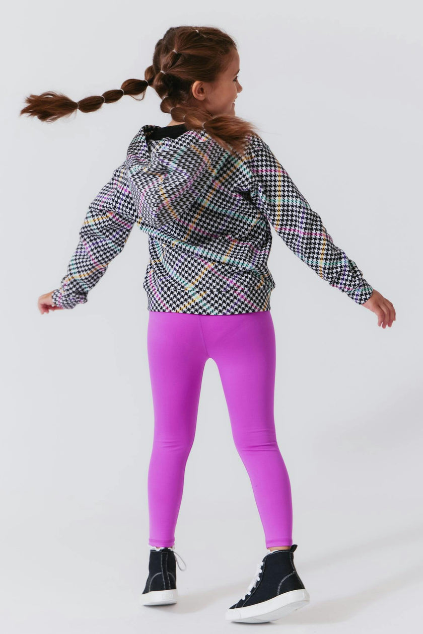 Girls Oversized Drop Shoulder Full-Zip Hoodie
