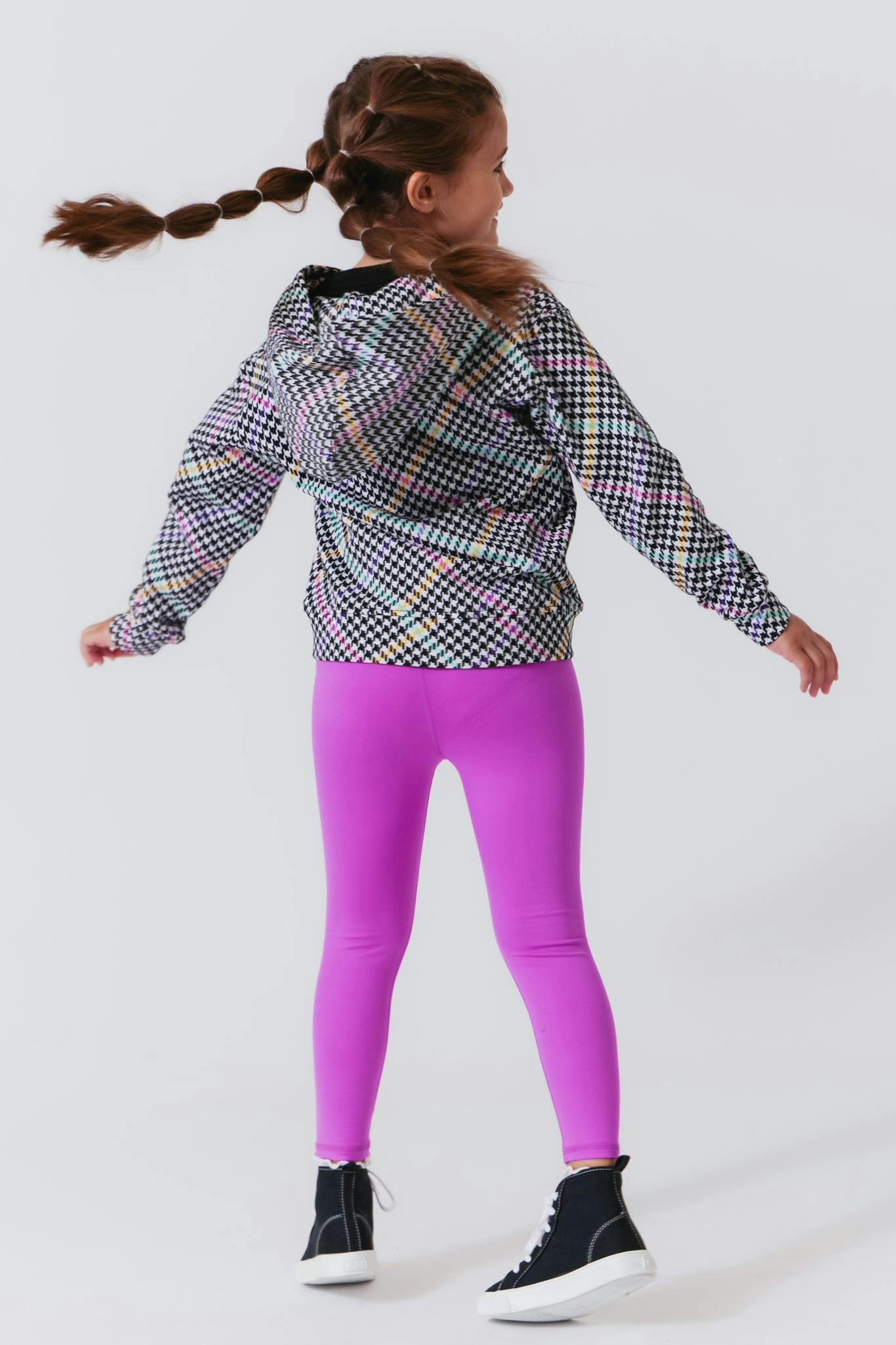 Girls Oversized Drop Shoulder Full-Zip Hoodie