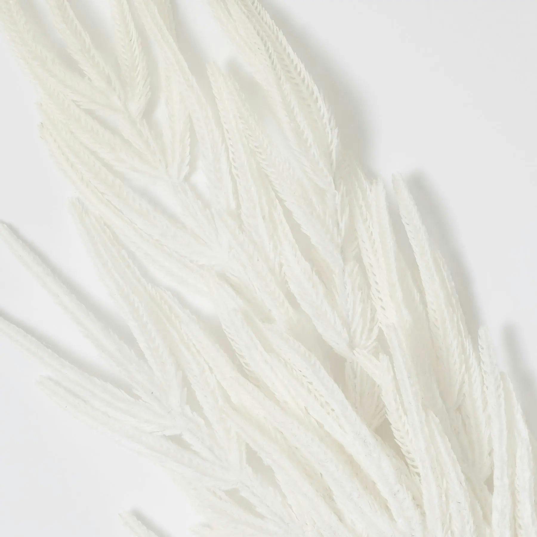 Real Touch Flocked White Norfolk Pine Branch Christmas Spray - 37