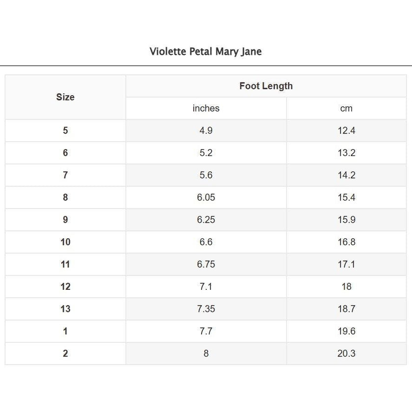 Violette Petal Mary Jane