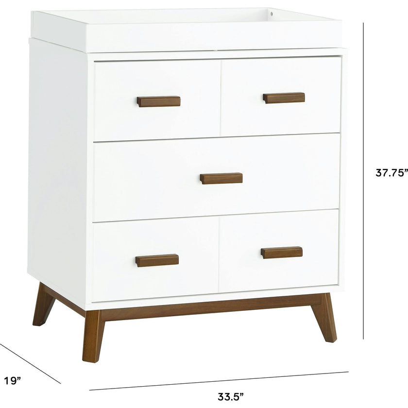 Scoot 3-Drawer Changer Dresser with Removable Changing Tray