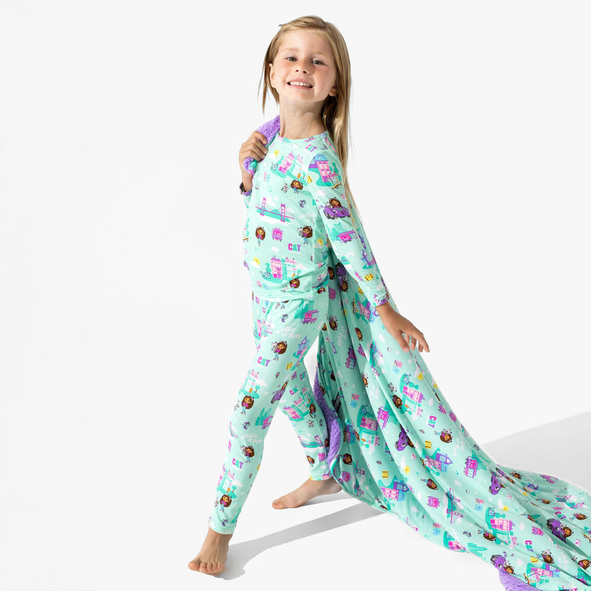 Gabby's Dollhouse: Cat Francisco Bamboo Kids Pajamas