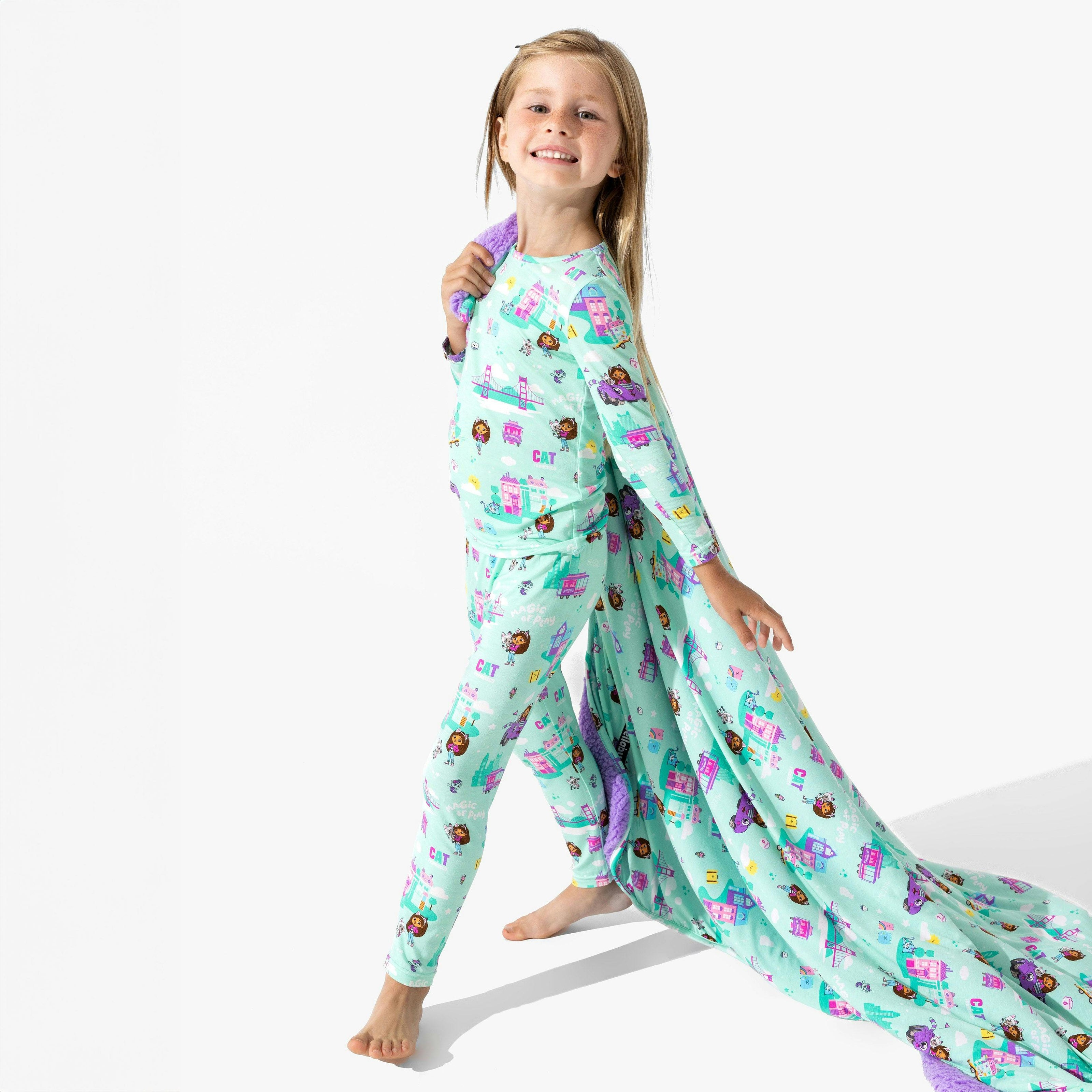 Gabby's Dollhouse: Cat Francisco Bamboo Kids Pajamas