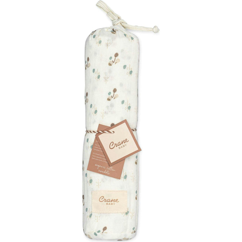 Organic Cotton Poppy Single Swaddle