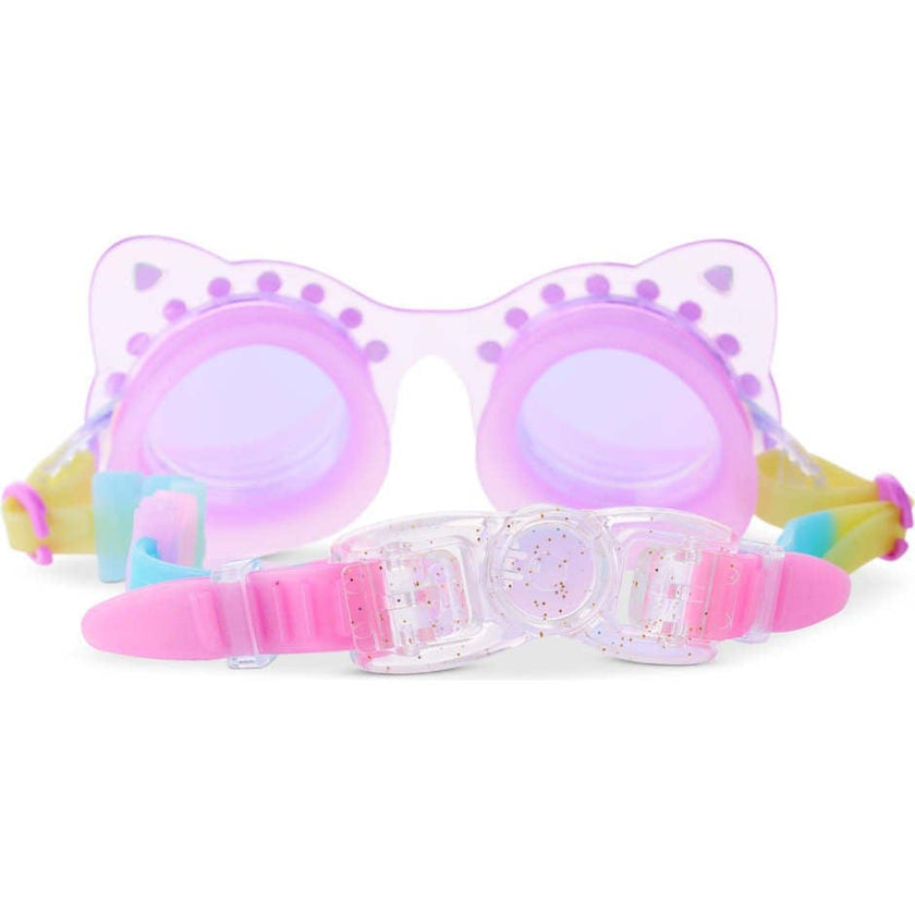 Frosted Feline Kids’ Swim Goggles
