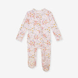 Jillian Footie Ruffled Zippered One Piece