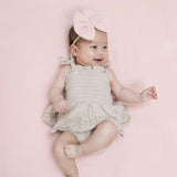 Solid Muslin French Oak - Smocked Bubble with Skirt