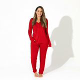 Winterberry Red Bamboo Women's Pajama Set