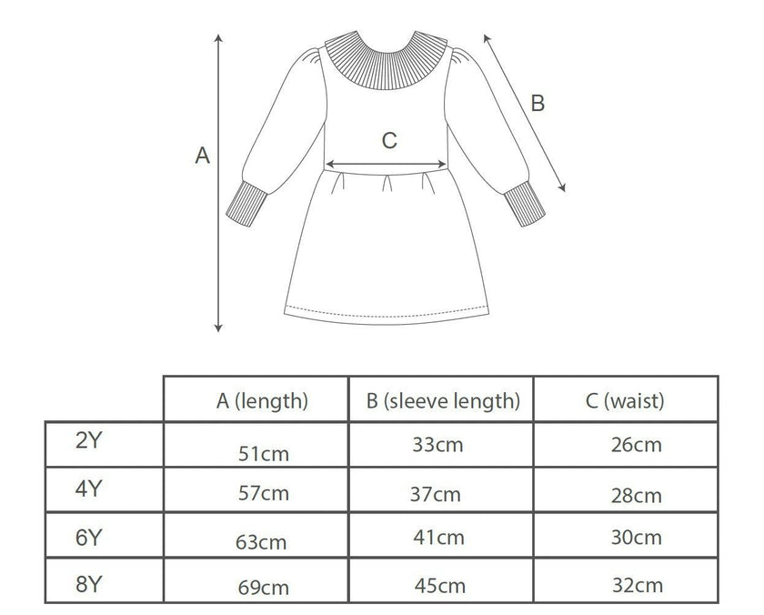 Ruffled V Dress | 100% cashmere