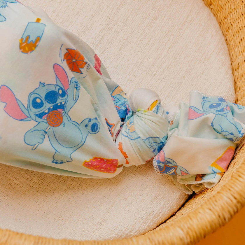 Knit Swaddle Blanket - Disney Stitch Dreamsicles