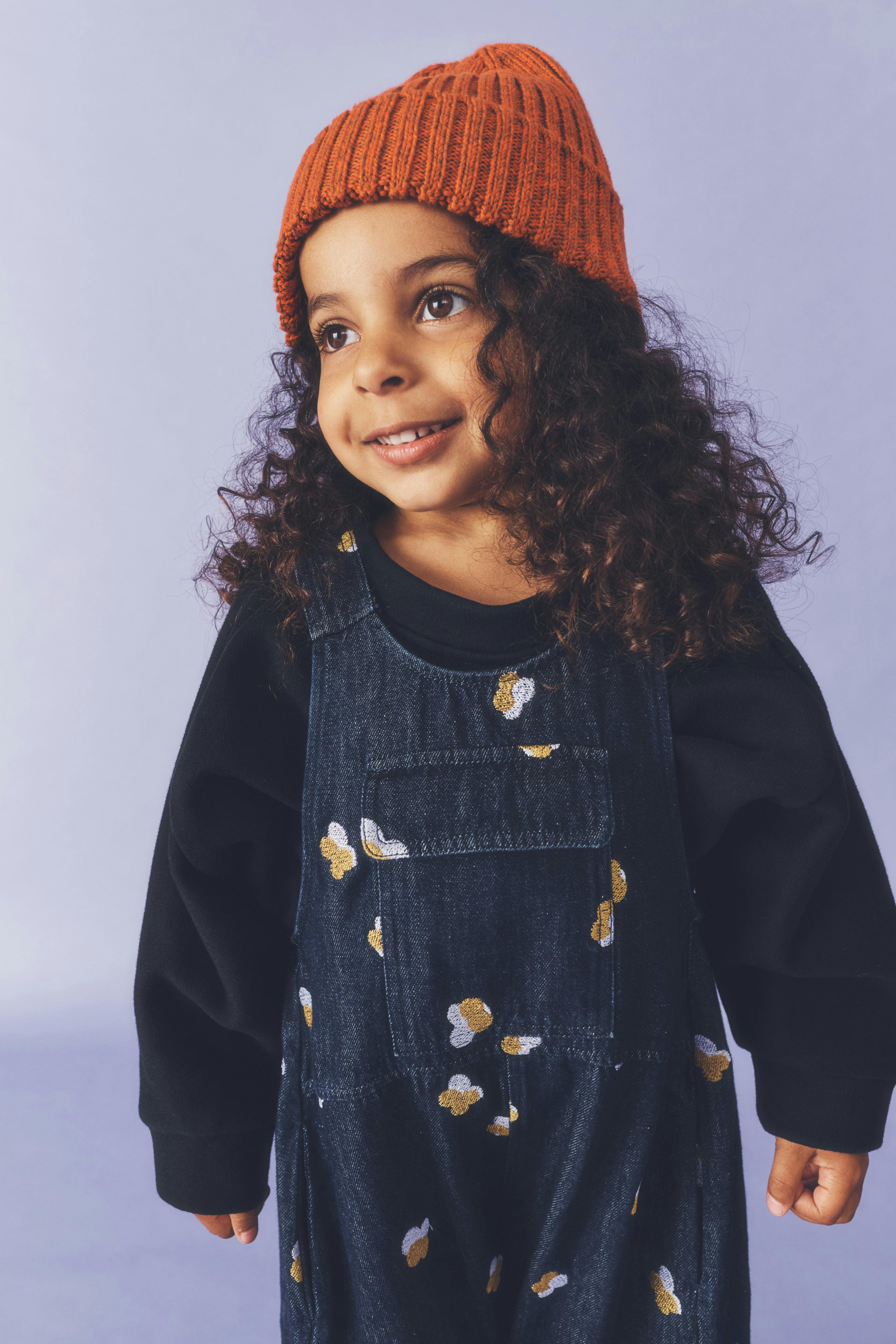 Kai Embroidered Denim Dungarees