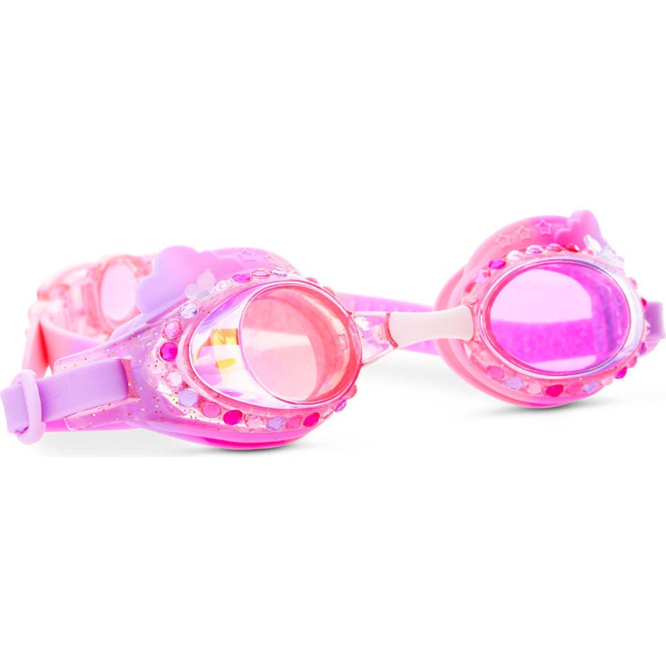 Floating Fuschia Rainbow Youth Swim Goggle