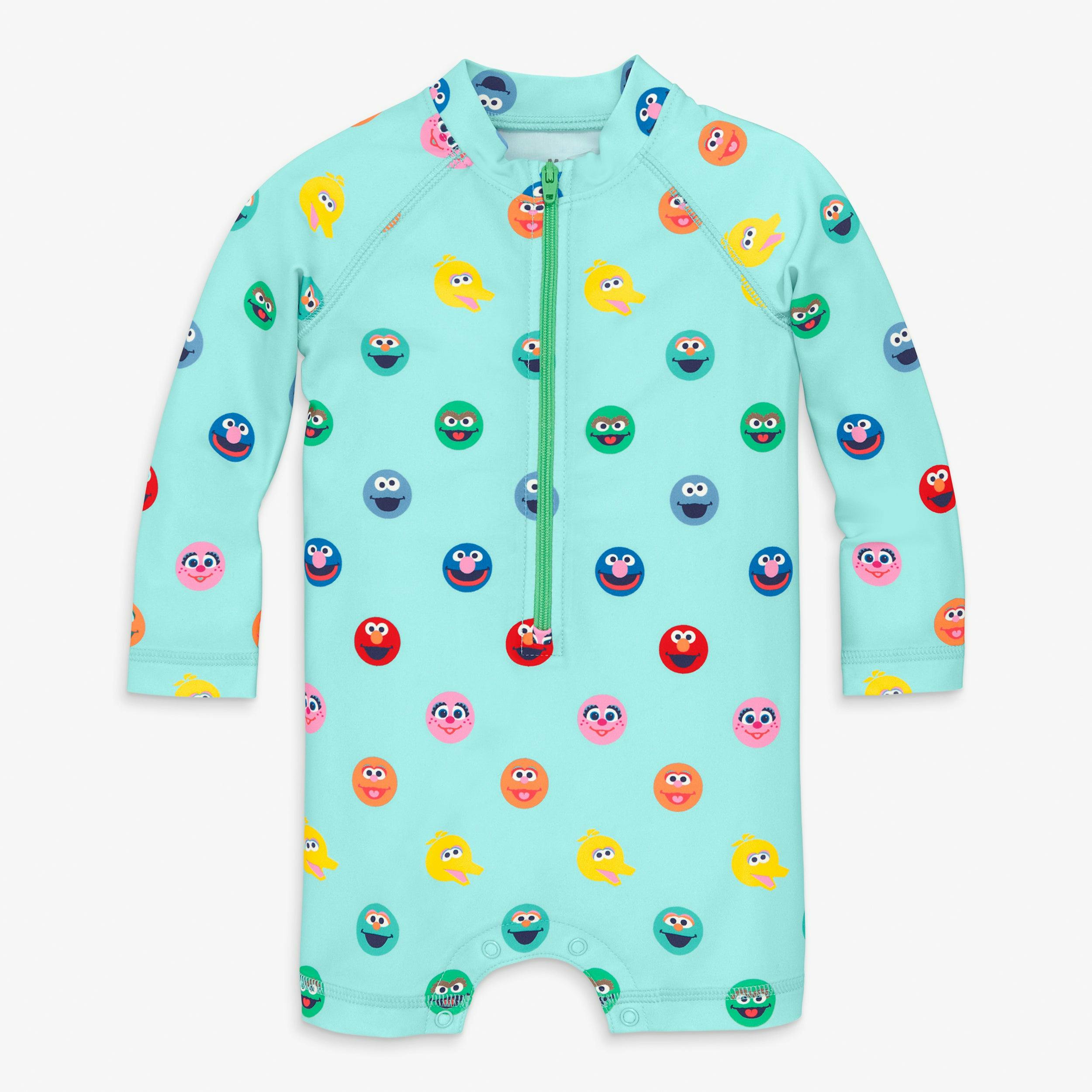 Baby Sesame Street one-piece rash guard