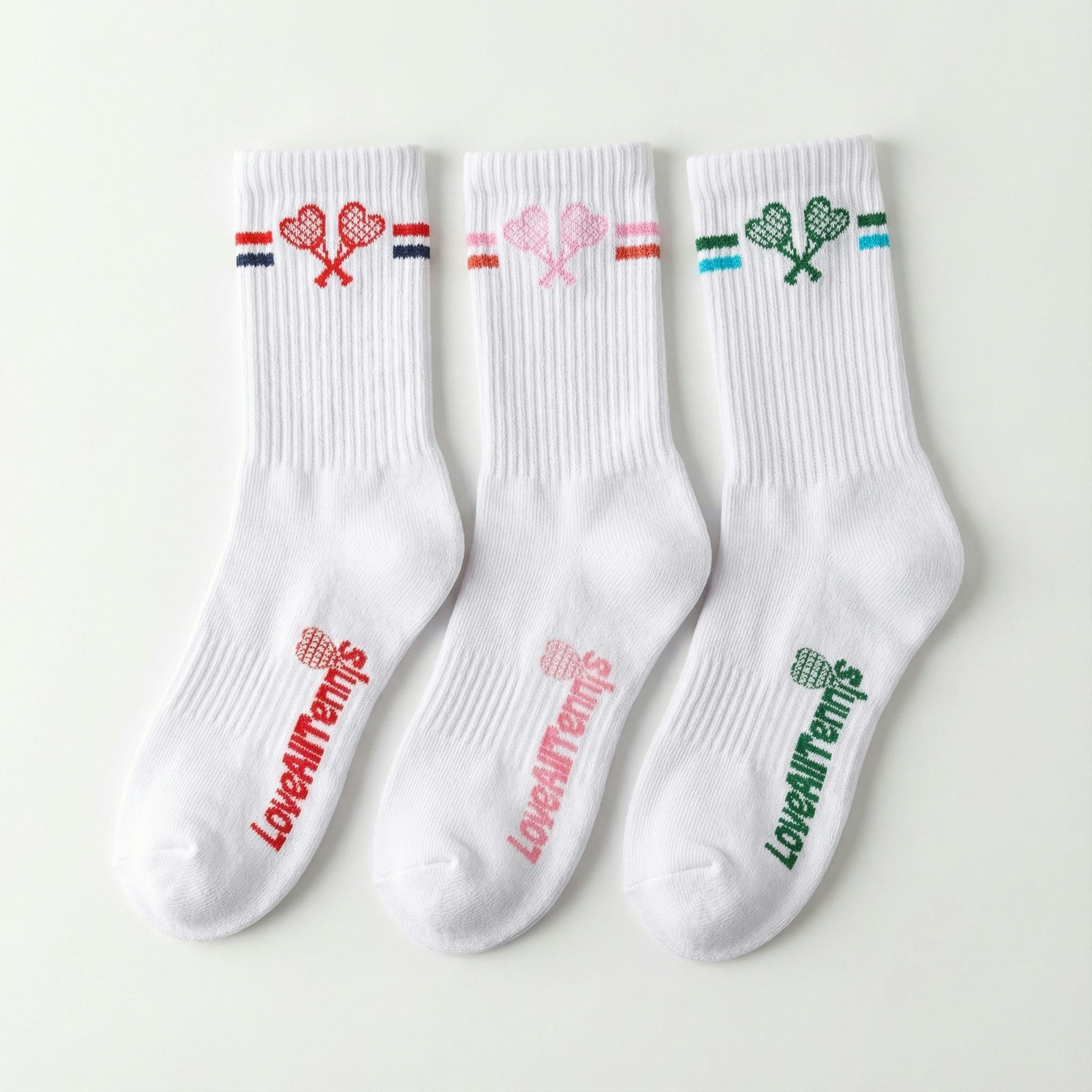 Love All Tennis Classic Sock Bundle