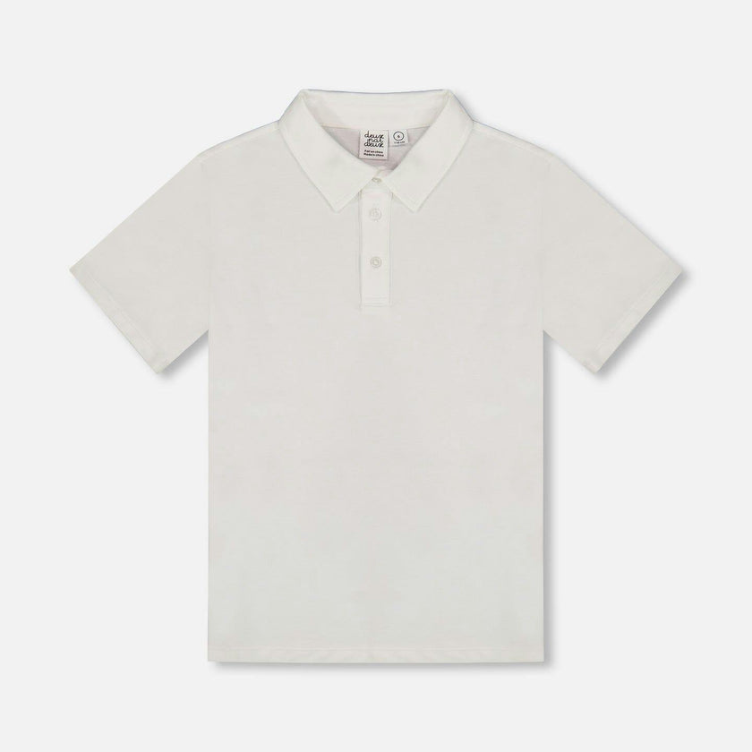 Short Sleeve Polo Shirt White