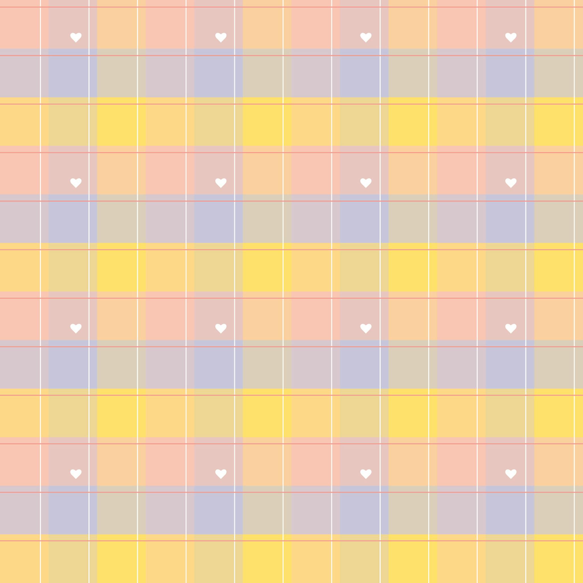 Circle Skirt in Pastel Plaid