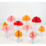 Honeycomb Toadstool Decorations