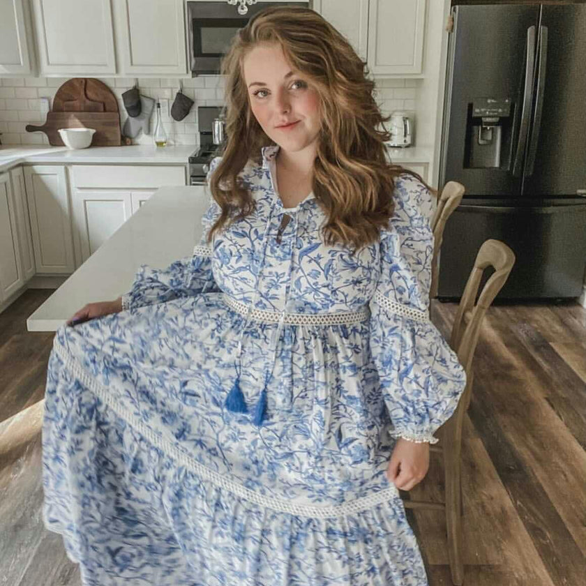Jaylin Linen Mom Dress