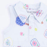 Floral Pickleball - Polo Tennis Dress