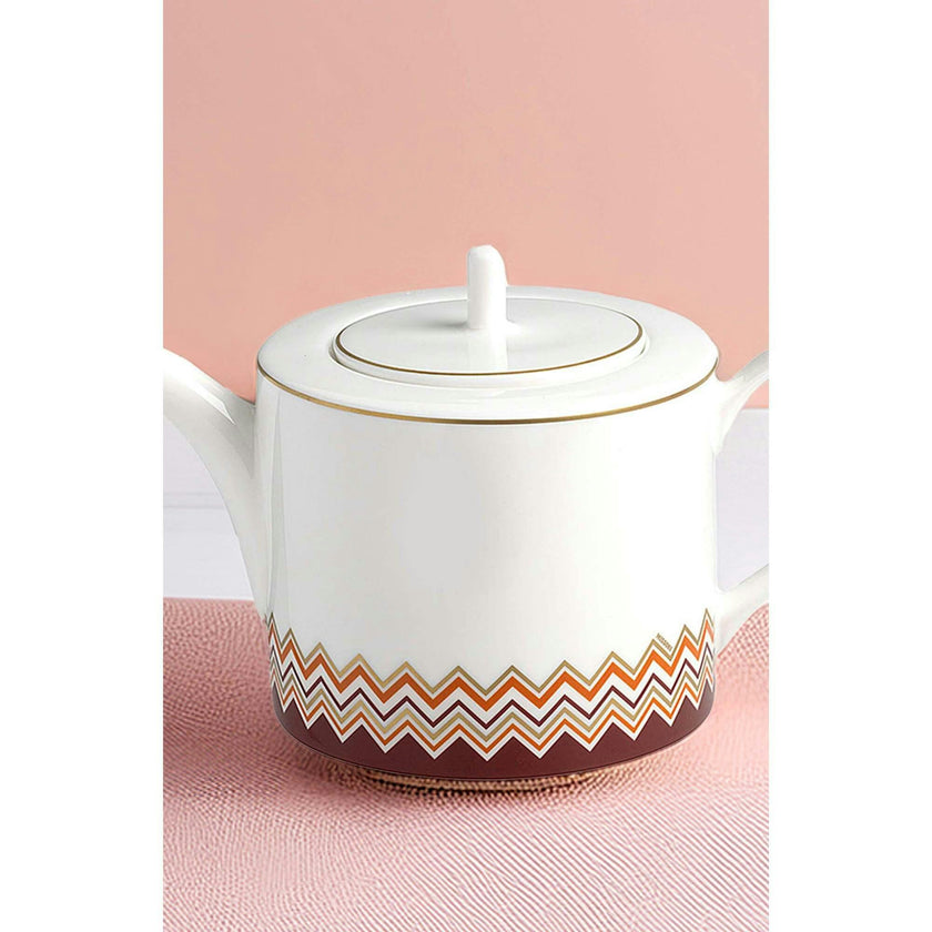 Tea Pot Or Coffee Pot Iconic  Multicolor Diam. 4.75"