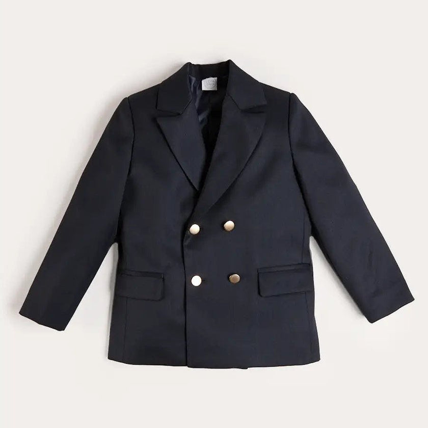 Double Breasted Blazer Jacket in Navy (4-10yrs)