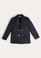 Double Breasted Blazer Jacket in Navy (4-10yrs)