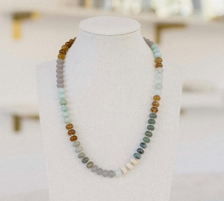 Frosted Moonstone & Waters Necklace