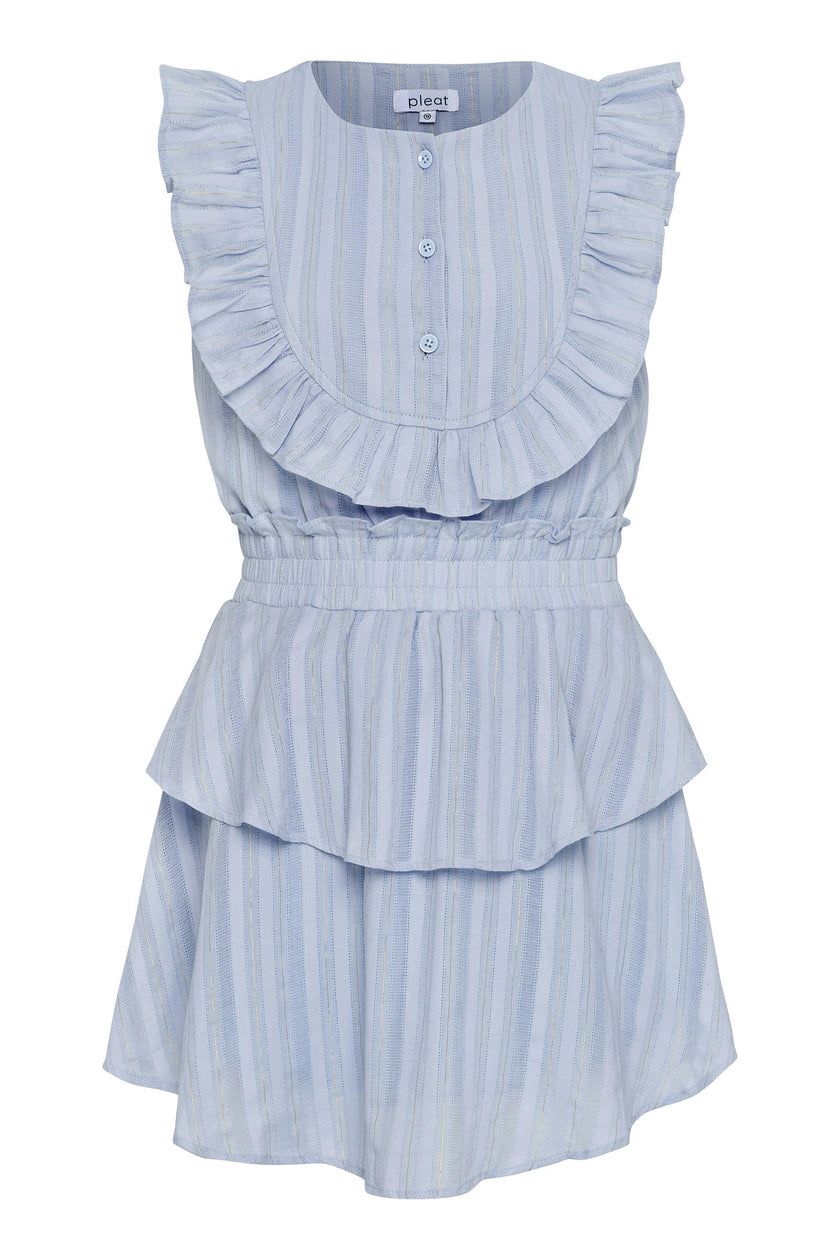 Jane Dress Peri/Gold