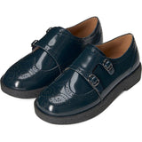 Alsa Glossy Doubled Buckle Brogues Shoes