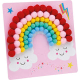 Rainbow Fairy Pom Pom Art