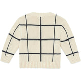 BONTON Windowpane Misty Baby Sweater