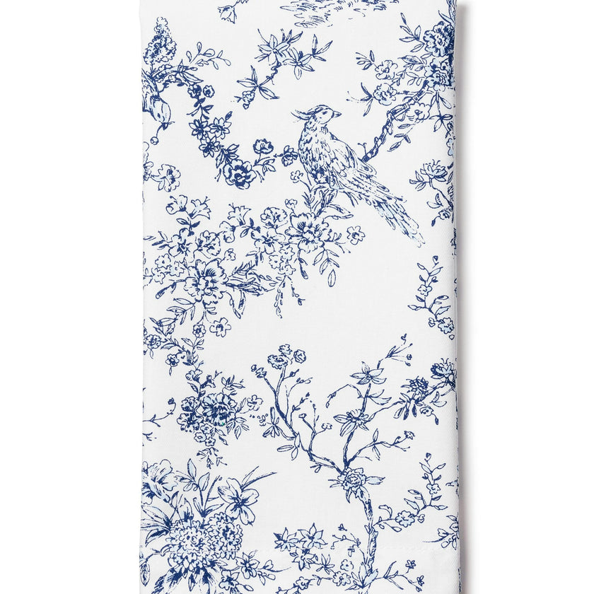 Navy French Ticking & Timeless Toile Napkin Bundle