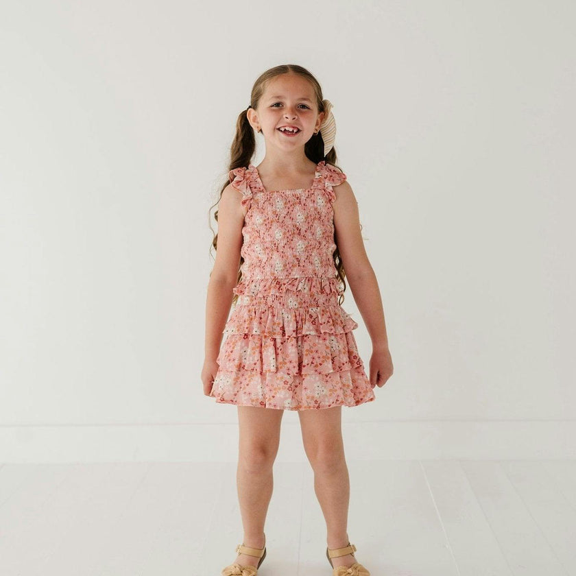 Tiered Mini Skirt