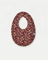 Bib - Garden Flowers Plum