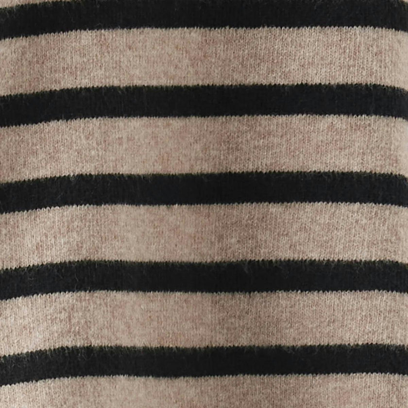 Gerrie Nursing Knit  Mocha / Black