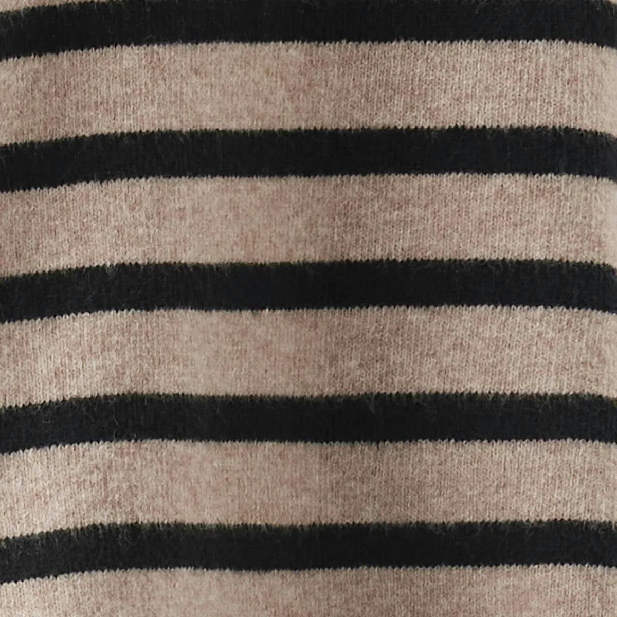Gerrie Nursing Knit  Mocha / Black