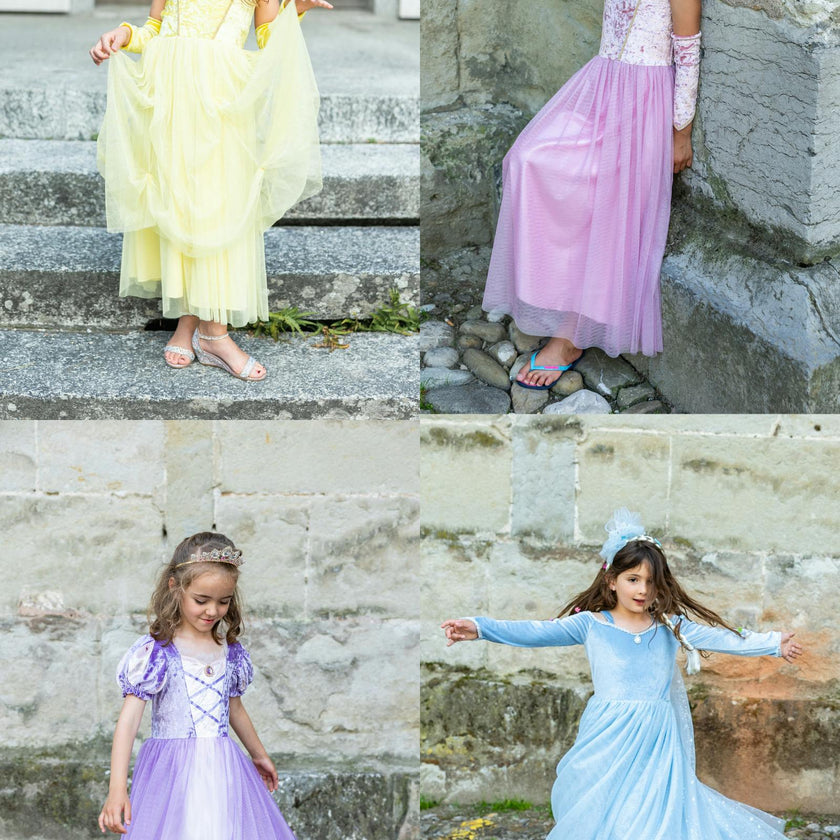 The Velvety Soft Deluxe Princess Gowns 4pc Bundle