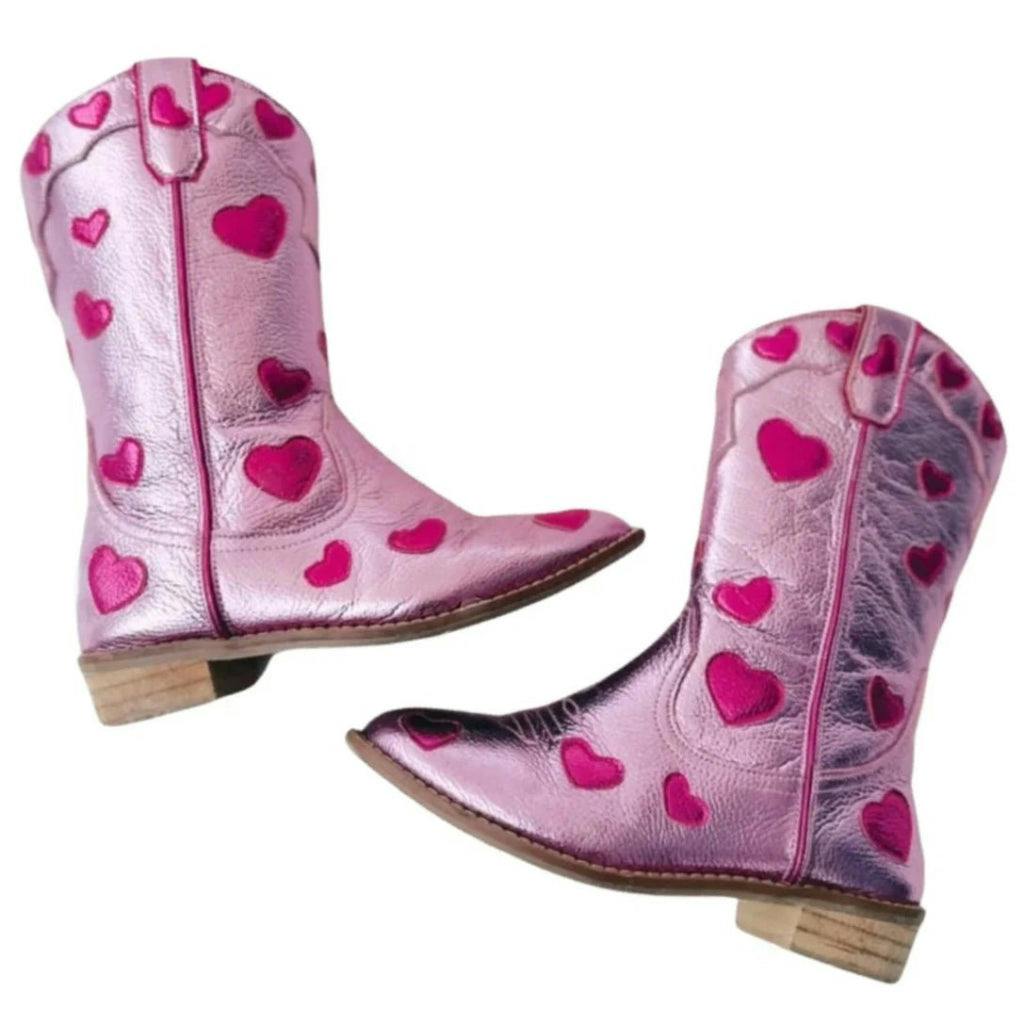 Cowgirl Lovestruck Boots, Pink