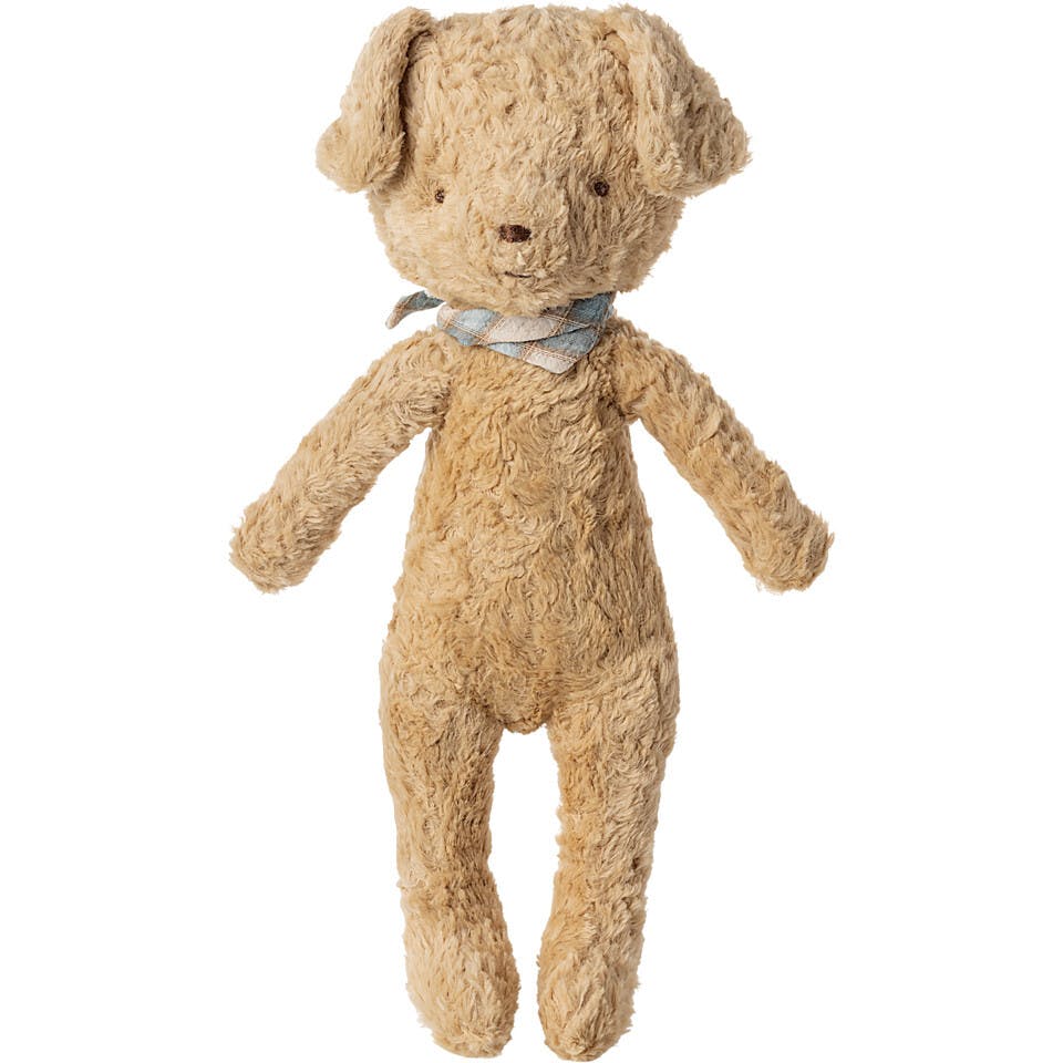 Dog, Vintage plush - Soft sand