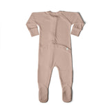 GROW WITH YOU FOOTIE | ROSE — Bamboo Organic Cotton Blend, 0–6M