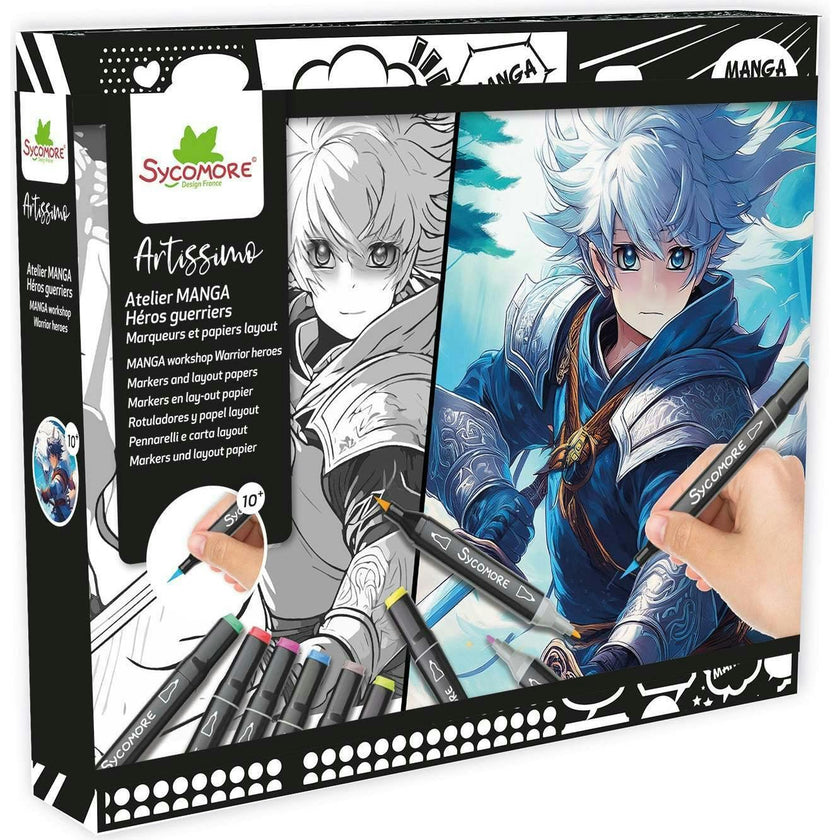 Manga - Layout And Markers Warrior Heroes - 10y+