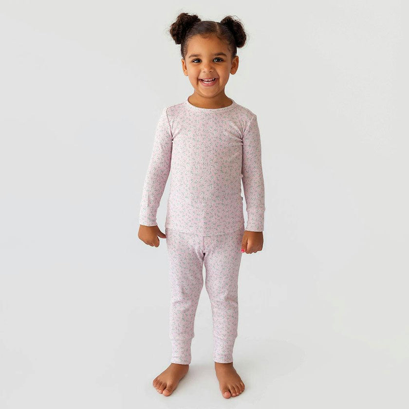 Andina Rose Pointelle Pajama Set