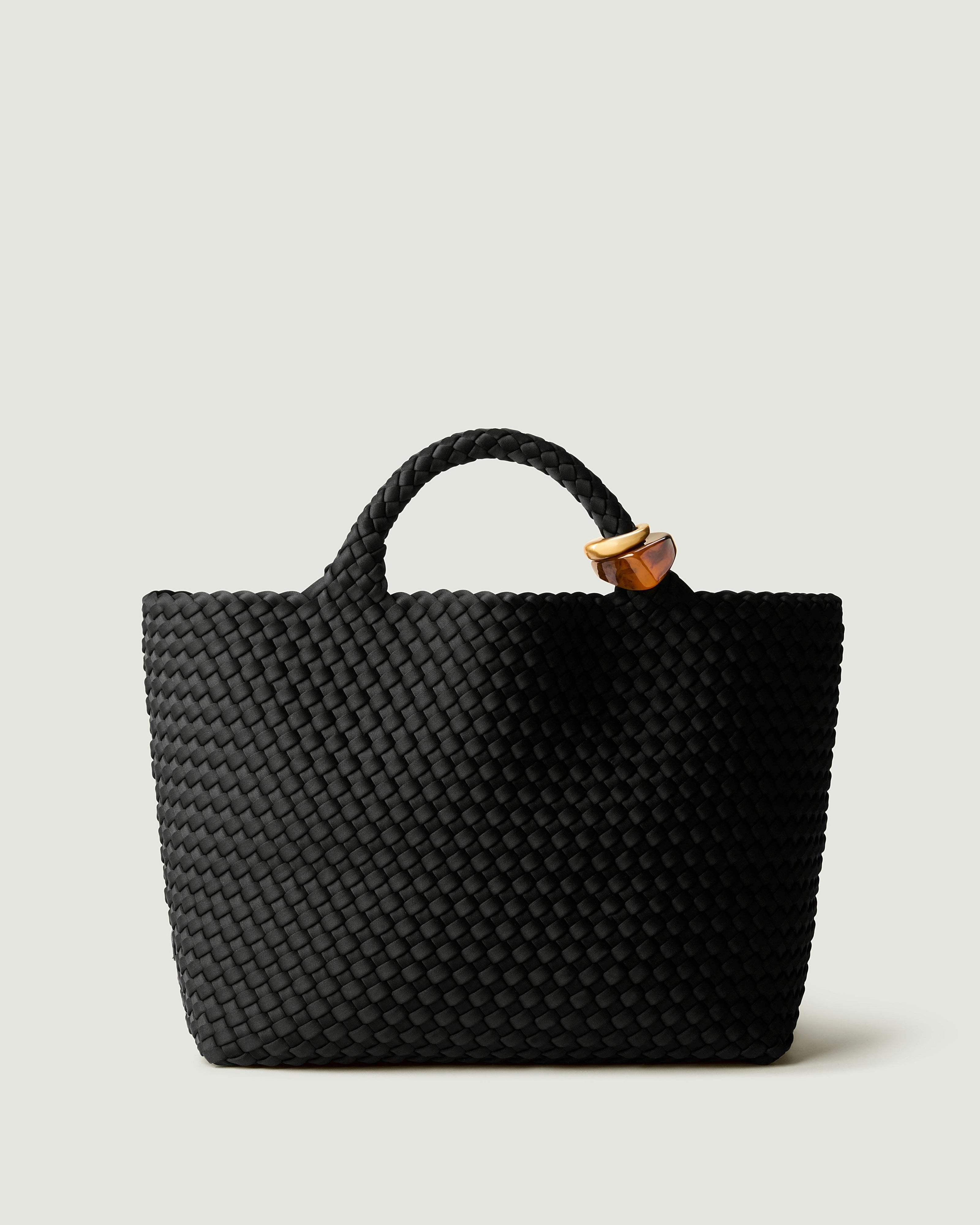 St. Barths Medium Tote Beads | Onyx