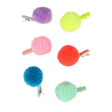 Pompom Hair Clips